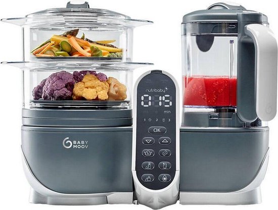 Keukenrobot Babymoov Nutribaby - Industrieel Grijs van Merkloos