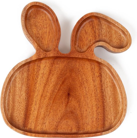 Khaya - houten kinderbord - duurzaam kinderservies - plasticvrij bord van Khaya