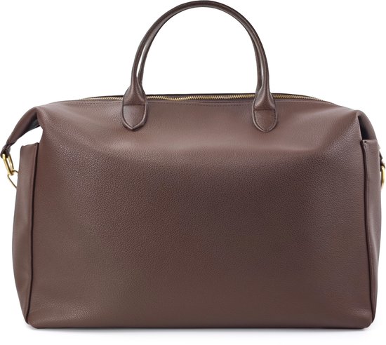 KIDDLY Luiertas - Leather - Brown - Tas - Luier - Organizer - Handtas van Merkloos