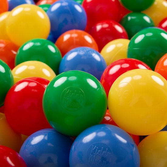 KiddyMoon Kinderballen Ø6 cm 1200 Stuks - Speelballen voor Ballenbad - Baby Speelgoed - Perfecte Baby Ballenbak Ballen voor Kinderen - Duurzame Ballenbak Ballen - Baby blau van Merkloos