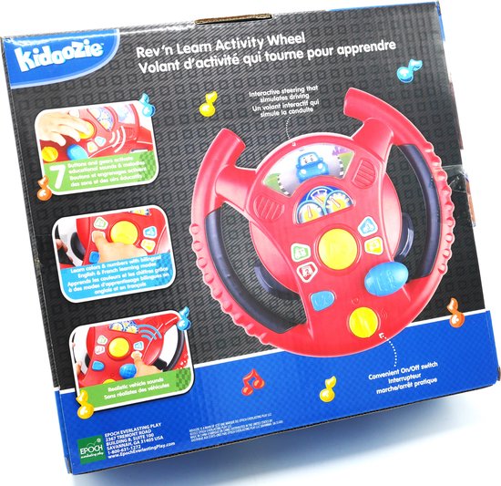 Kidoozie kinderstuurtje met diverse geluidjes van Kidooz.