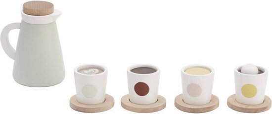 Kid's Concept Houten koffie set tasjes* van Kid’s Concept.