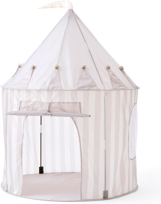 Kids concept speeltent stripe - grey