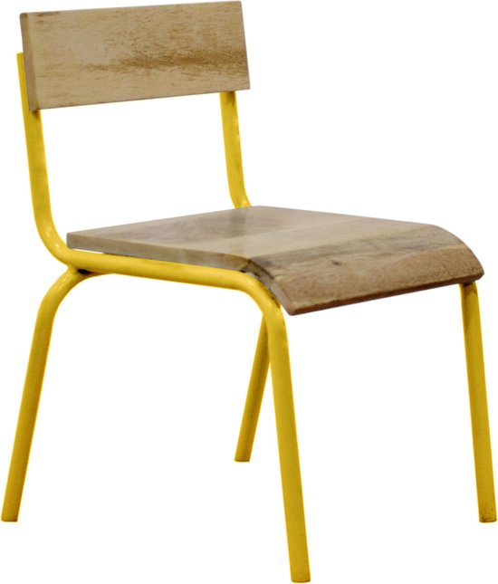Kids Depot Original Stoel Yellow (set 2 stuks) van Kids Depot