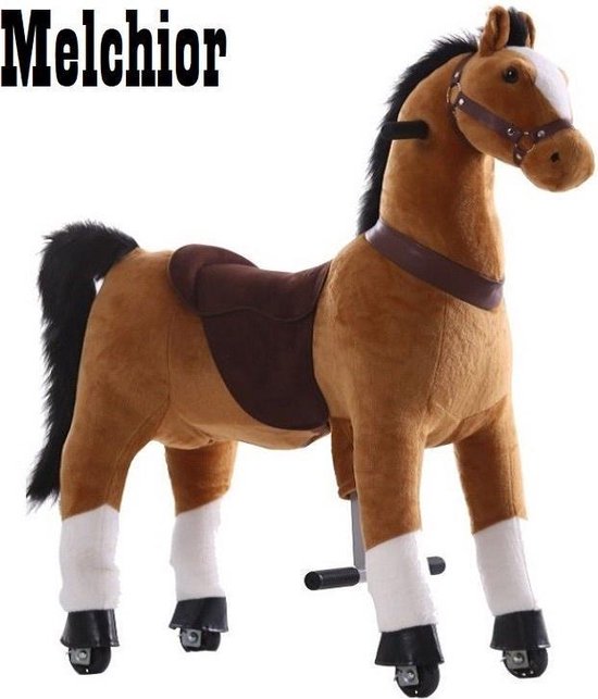Kids-Horse Rijdend Speelgoed Paard - Melchoir TB-2007M - Bruin van Melchoir