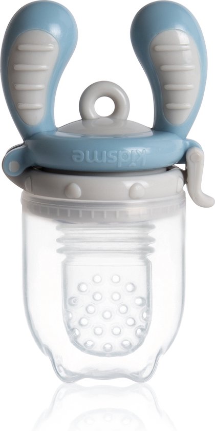 KidsMe Food Feeder fruitspeen & sabbelzakje voor baby - Maat M - Azure van Kidsme