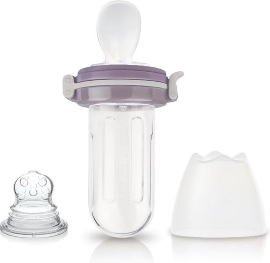 KidsMe Food Squeezer Plus fruitspeen & sabbelzakje van Kidsme