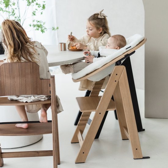 Kidsmill Newborn Frame Up! E6 + Verstelbare Adapter - Walnoot