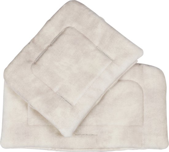 Kidsmill Up! - Kussenset Kinderstoel Up! Velours Natural van Kidsmill