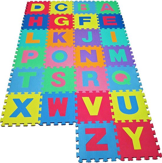 Kiduku - Puzzelmat - speelmat voor baby's en kinderen- 5 stuks- set van 5 - 180 delige Foamtegels - Vloerpuzzel - Zwembadtegels - XXL foam van KIDUKU