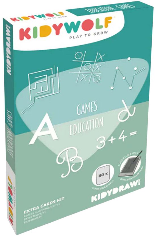 Kidywolf Kidydraw Mini Refill - Spel & Educatie - 60 extra kaarten van Merkloos