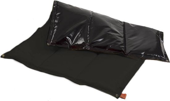 KidZ ImpulZ Speelkleed buiten - Buitenkleed baby - Waterafstotend & Afneembaar - 140x200 cm - Antraciet van KidZ ImpulZ