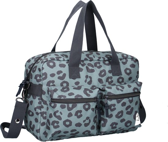 Kidzroom One Thing at a Time - Luiertas - Blauw - Ophanglussen kinderwagen - Verschoonmatje - Verstelbare schouderband van Kidzroom