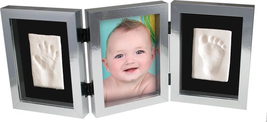 KidzzCast My First Hand & Foot Impression Silver van Kidzzcast