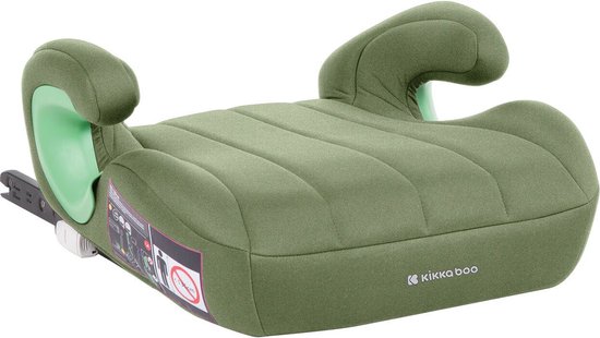 Kikkaboo Autostoel - Zitverhoger 135-150 cm - i-Way i-SIZE - LegerGroen van Kikkaboo