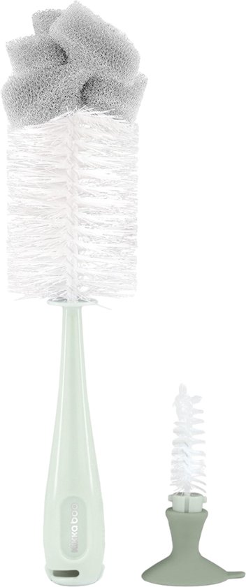 Kikkaboo Flessenborstel 2 in 1 Mint van Merkloos