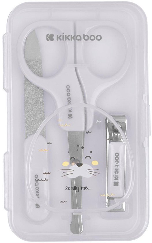 Kikkaboo Seally Me Manicure Set - Grijs van Merkloos