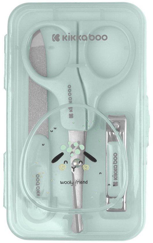 Kikkaboo Sleepy Sheep Manicure Set - Mint van Merkloos