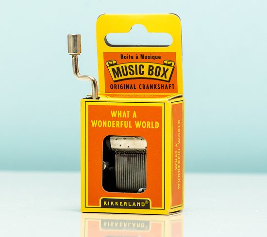 Kikkerland Nostalgisch Muziekdoosje - What A Wonderful World van Kikkerland