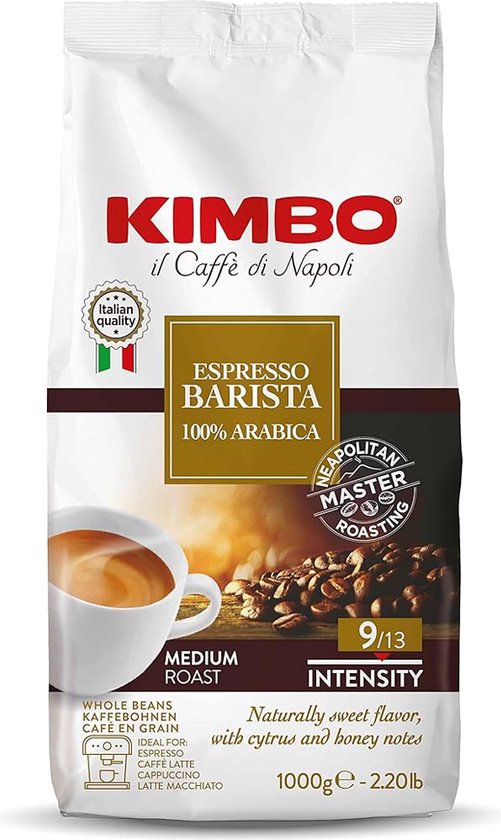 Kimbo - Espresso Barista 100% Arabica 1kg van Kimbo
