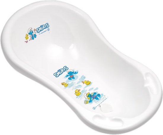 Kinder badje - De smurfen - Met stopper - 100x50x30cm - 0-36 maanden van Kinder