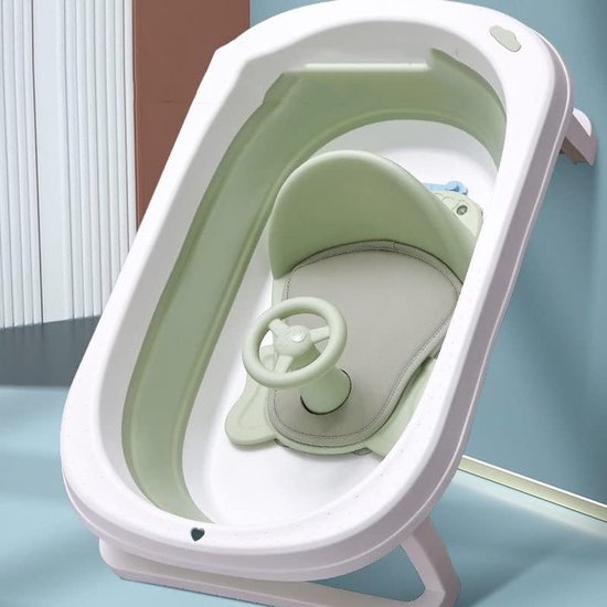 Kinder Badstoel - Baby Douchestoel - Veilig Baden - Sterke Zuignappen - 40x30x19 cm - Groen