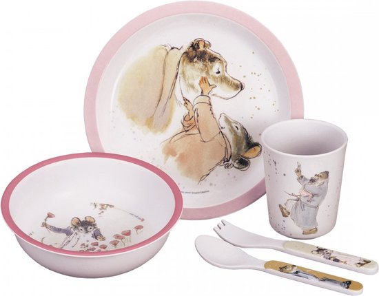 Kinder eetset 5 dlg Ernest et Celestine van Kinder
