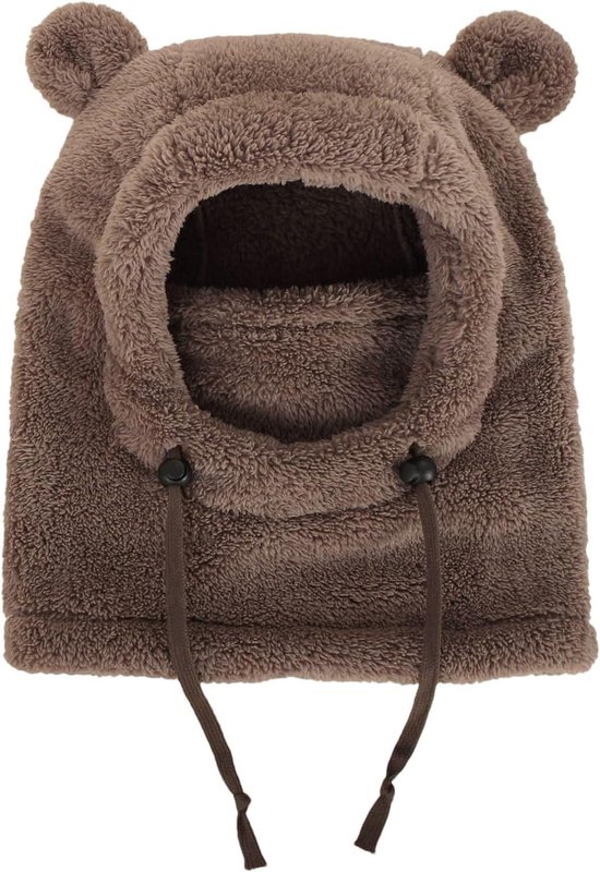 Kinder Gezichtshoes - Wintermuts Nekwarmer - Buiten Bescherming - Fleece Winddicht - 31x355 cm - Blauw