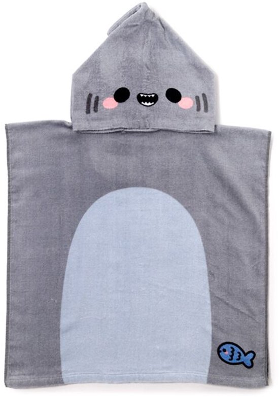 Kinder handdoek - archie de haai - cadeau tip