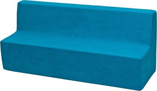 Kinder meubel - Kinder fauteuil - Kinderbankje - Blauw - 50 x 120 x 40 cm - 215 gram van Kinder