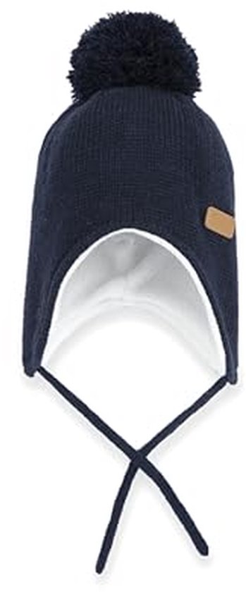 Kinder Muts - Baby Hoed - Warm Blijven - Zachte Warme Stof - 3 Maanden tot 5 Jaar - Blauw