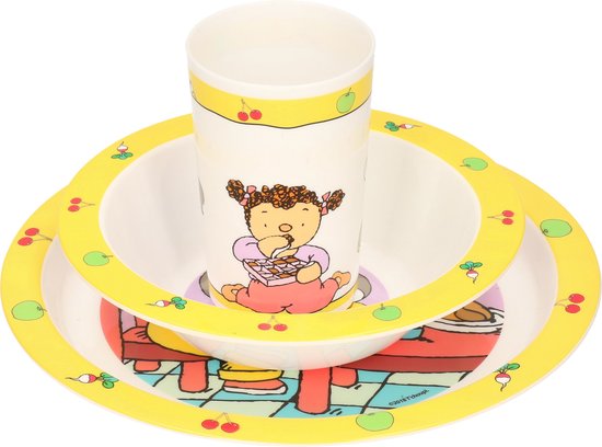 Kinder ontbijt set Tchoupi - keizerspinquin - lunchset voor kids van Kinder