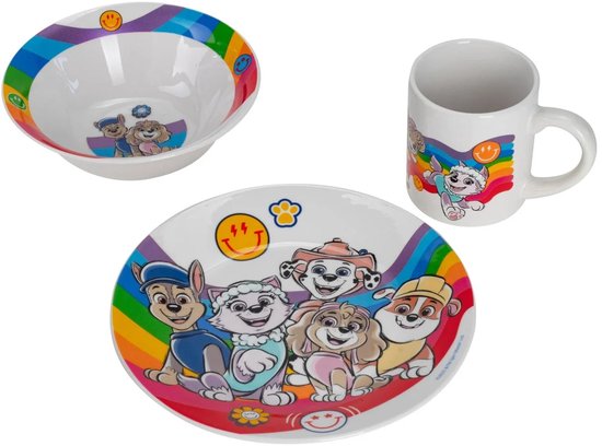 Kinder ontbijtset - Paw Patrol van Merkloos