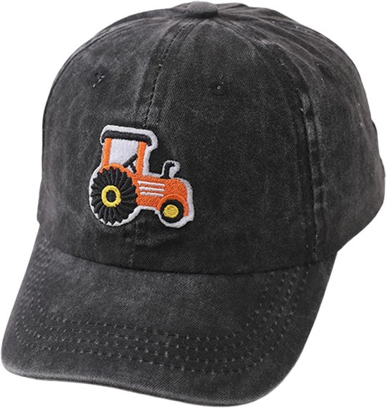 Kinder Pet Cap - Baby Hoed - Bescherming Tegen Zon - Met Katoen Gevoerd - One Size - Blauw
