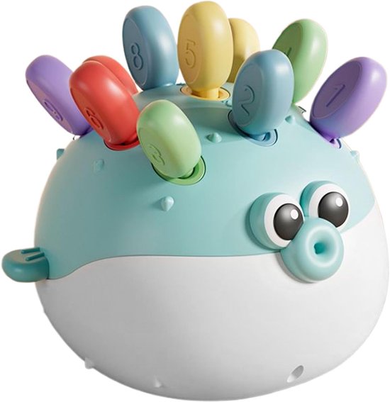 Kinder Speelgoed Educatief - Motoriek en Kleur/ Vorm Herkenning - Compact Matching Spel 15x20x15 cm - Ideaal voor Peuter, Thuisonderwijs en Reizen van Toyono