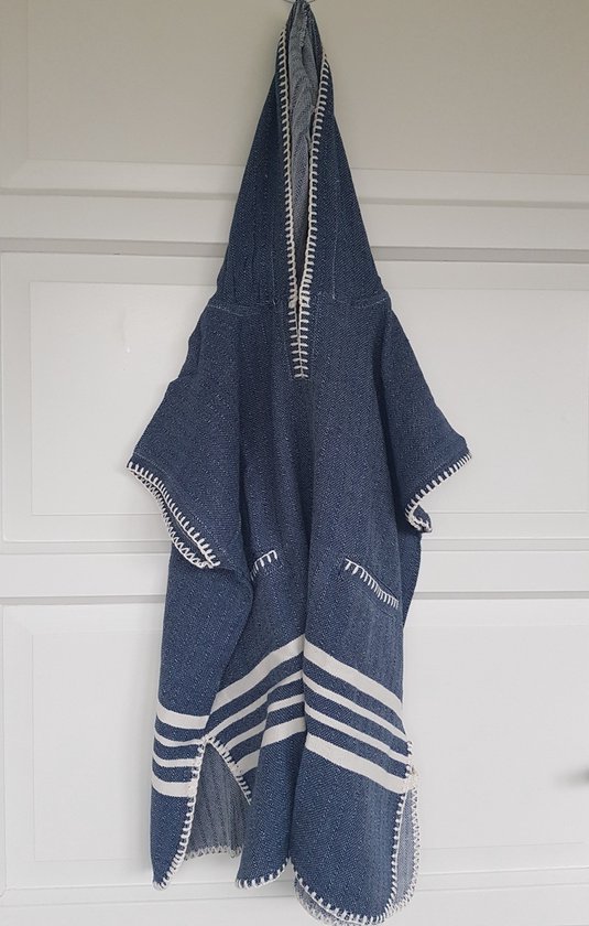 Kinder Strandponcho Hamam Navy van Kinder