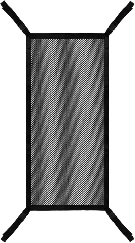 Kinder Torennet - Veiligheidsnet Stoel - Kinderen Beveiligen - Vlekbestendig Ontwerp - 110 x 45 cm - Zwart