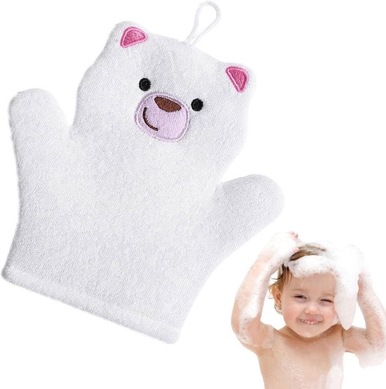 Kinderbad Loofah - Dieren Scrubber Set - Kind Reinigen - Zacht en Comfortabel - 19x20 cm - Kleurrijk
