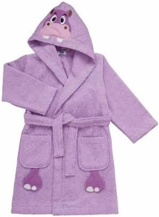 Kinderbadjas badstof 24m+ pink