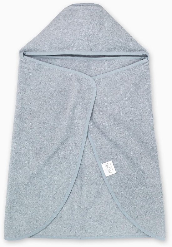 Kinderbadjas met Capuchon Blauw | Superzachte Microkatoen Badhanddoek voor Peuters (1-3 jaar)