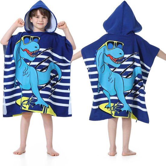 Kinderbadjas - superzacht - zeer absorberend - geschikt voor zowel jongens als meisjes - lengte 0-120 cm - model A