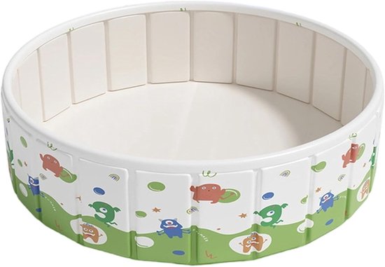 Kinderbadje Opvouwbaar - Hondenbad Puppybad - Buiten Spelen - Antislip Bodem - 90 x 45 x 45 cm - Enkele Attribuut