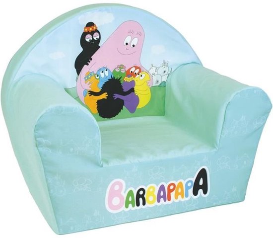 Kinderclub fauteuil - BARBAPAPA - FUN HOUSE - Origine Frankrijk - 52 x 33 x 42 cm van Merkloos