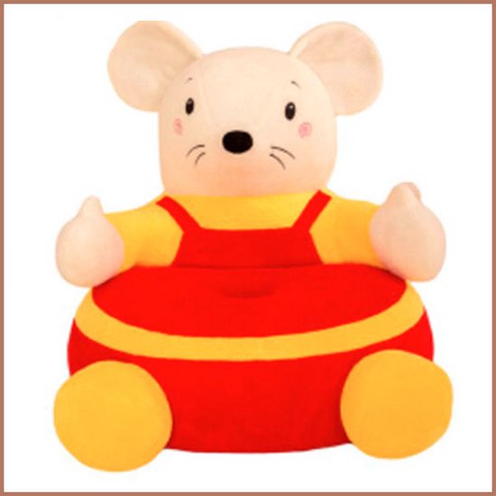 Kinderfauteuil muis / Kinderstoeltje muis / Kindersofa / Lekker zacht / Op schoot van een knuffel zitten. Wat een leuke knuffelsofa van Kinder
