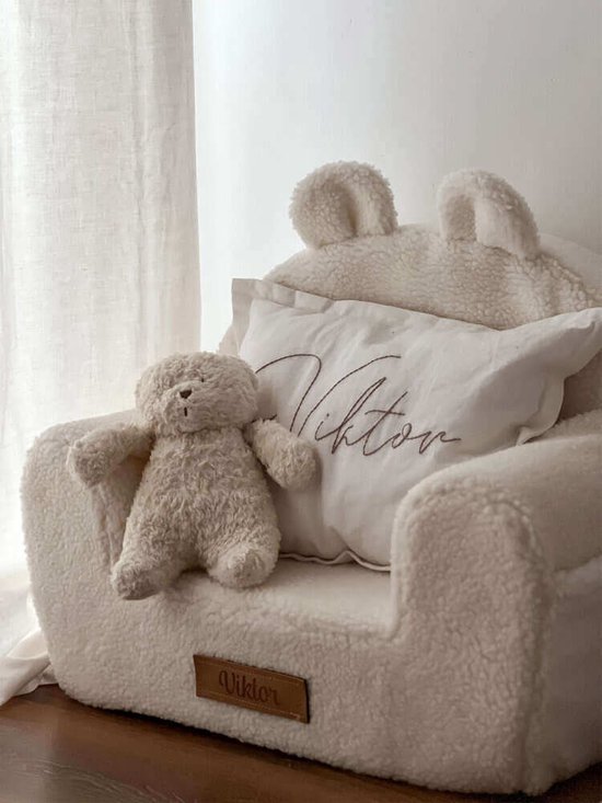 Kinderfauteuil ~ Teddy Wit van Lusanna