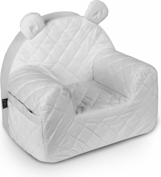 Kinderfauteuil Velvet Grey van Kinder