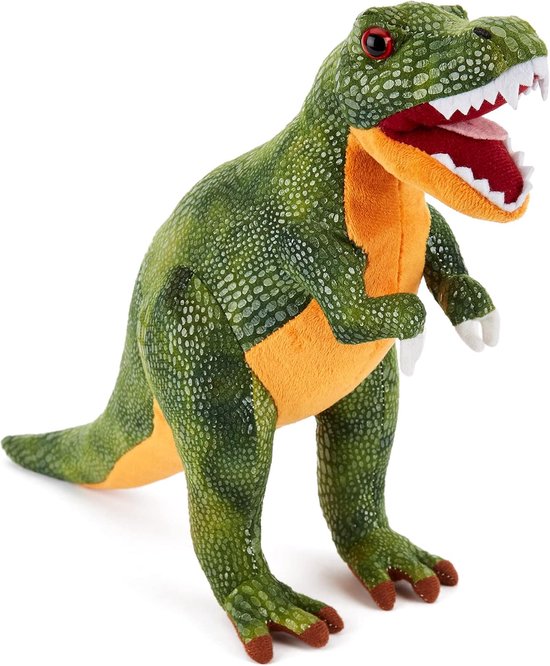 Kinderknuffel Pluche - Zacht Speelgoed - Knuffelen Spelen - Gemaakt van gerecyclede flessen - 30 cm diep - Groen van Merkloos