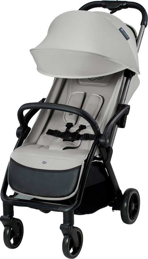 Kinderkraft APINO - Kinderwagen - Automatisch opvouwbaar, Lichtgewicht (7,5 kg), Geschikt tot 24 kg, 4-Positie Rugleuning, Grote Onderdelen, Ideaal voor Stad en Reizen, Regelbare Voetsteun, 5-Punts Veiligheidsgordel, Ventilatiepaneel - Dove Grey van Kinderkraft