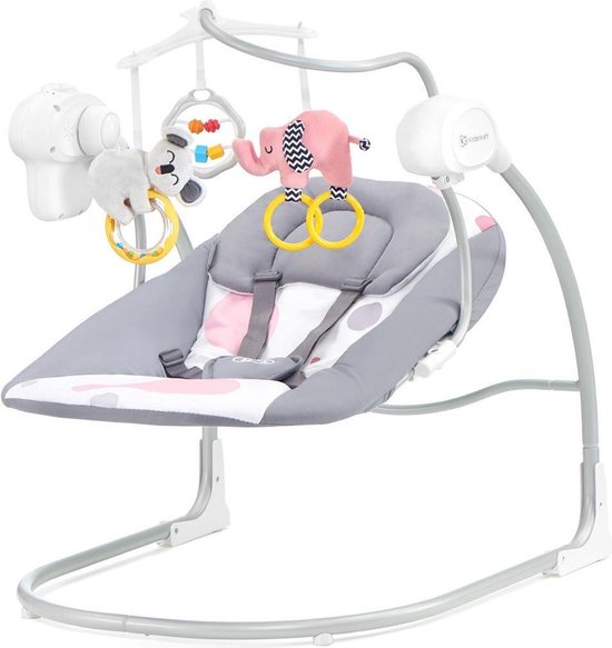 Kinderkraft Babyswing - Babyschommel MINKY Pink van Kinderkraft