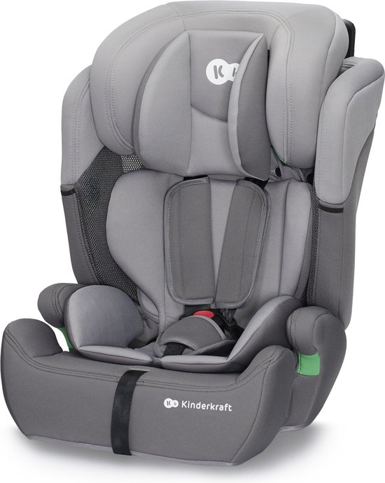 Kinderkraft COMFORT UP I-SIZE - Autostoeltje 76-150 cm - 9-36 kg - Diepe zitting - Afstelbare hoofdsteun - Veiligheidssystemen - Eenvoudig te reinigen - Groep 1/2/3 - Tot 12 jaar - Grijs van Kinderkraft